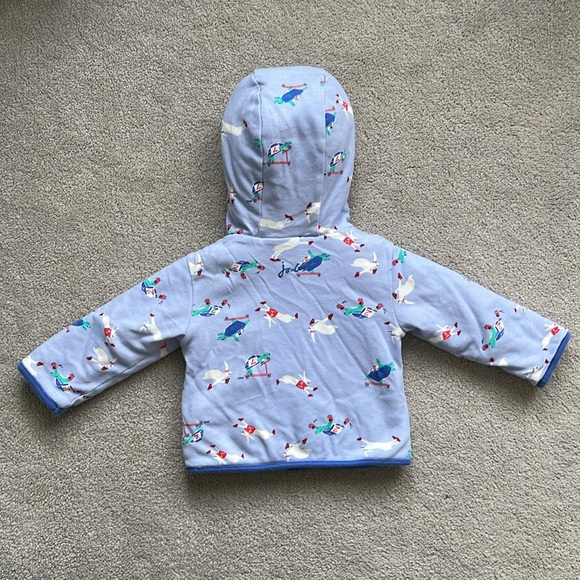 Joules Reverseable Baby Jacket - Picture 2 of 6